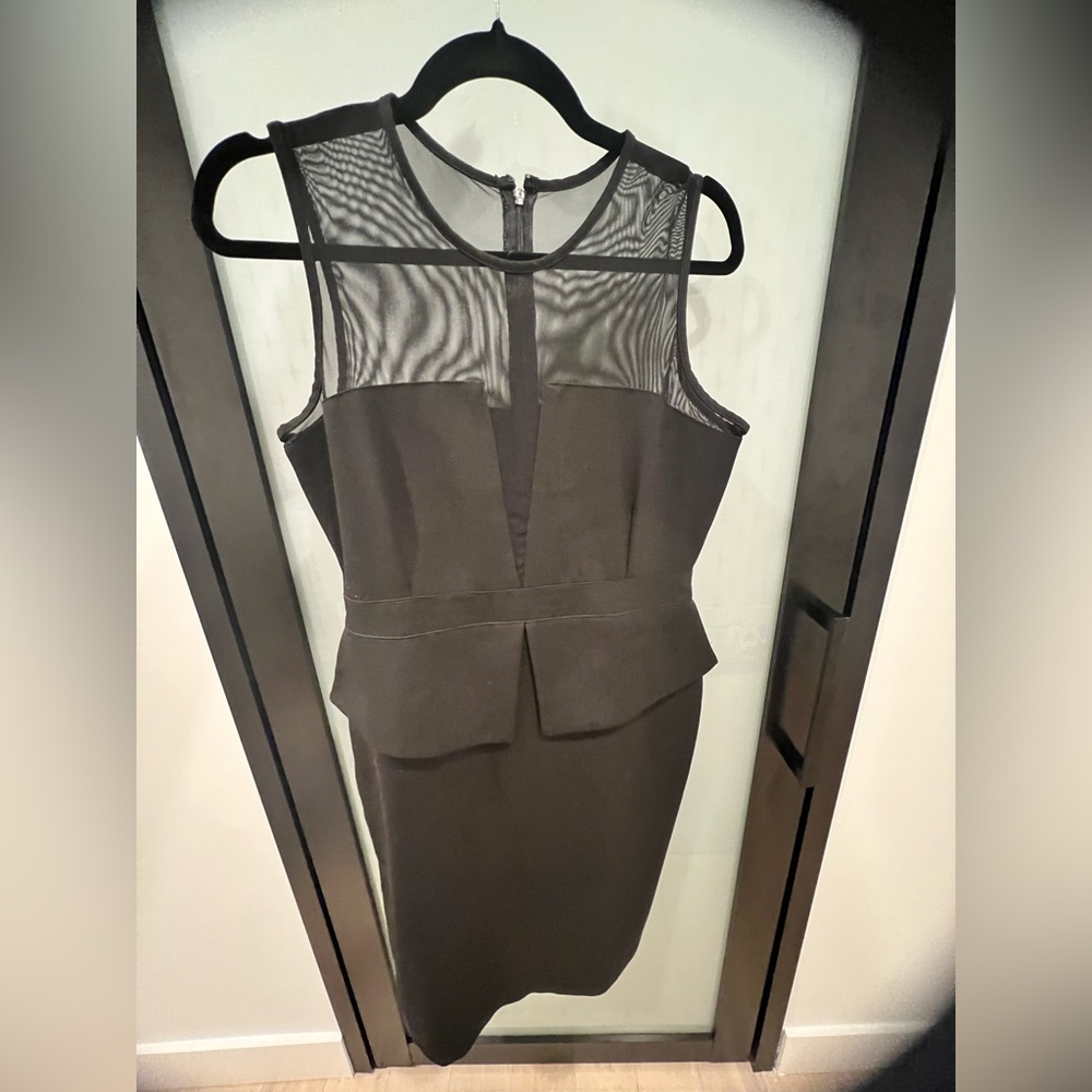 Black cocktail dress